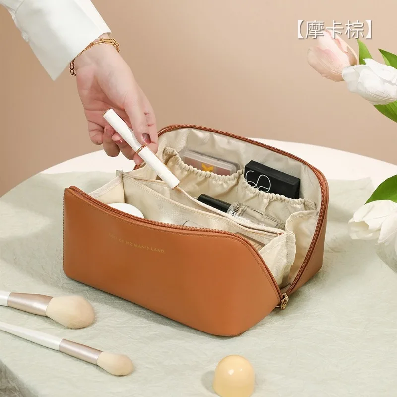 Portable Pillow Makeup Bag - New Style Women's Travel Large Capacity Cosmetics Organiser Toiletry Bag Cosmetic Storage Pouch