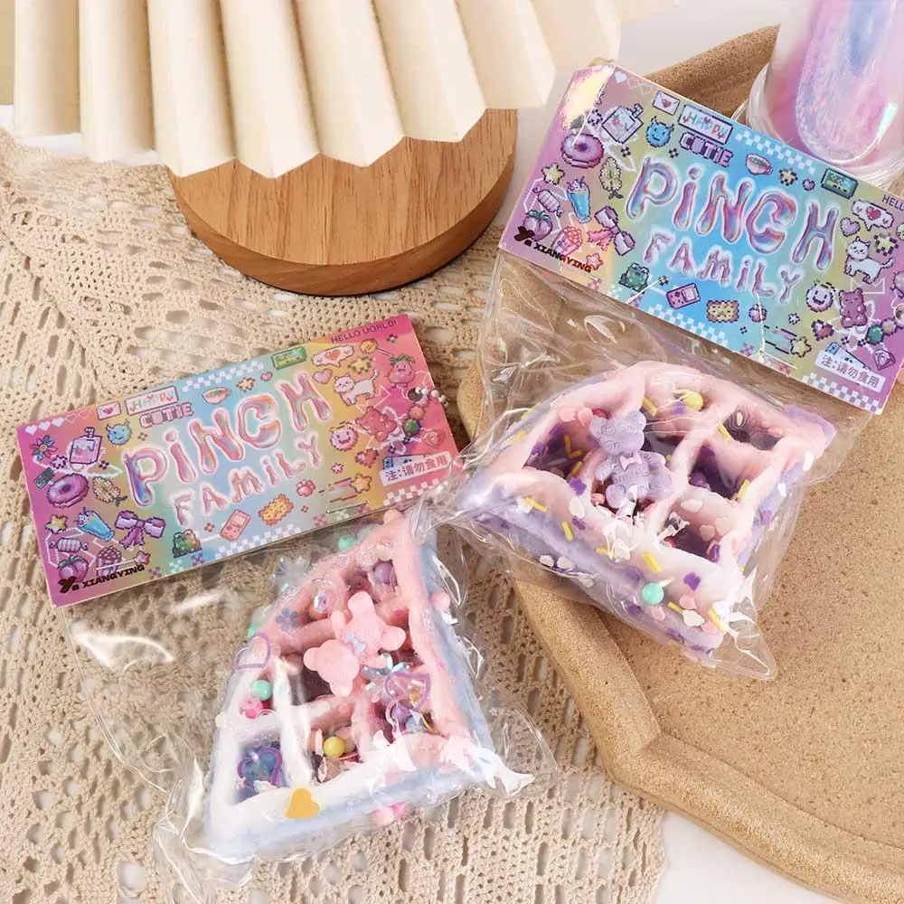 Dropshipping Fidget ของเล่นมินิของเล่น Squishy Kawaii Plush Soft Cat Paw โปร่งใสซิลิโคน Cube ความเครียดบรรเทาบีบของเล่น