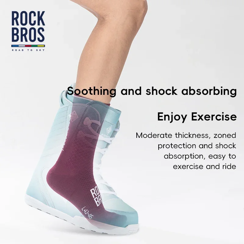 ROCKBROS ROAD TO SKY calcetines de ciclismo profesionales transpirables de alta elasticidad medias con absorción de impacto hombres mujeres calcetines deportivos para hacer ejercicio
