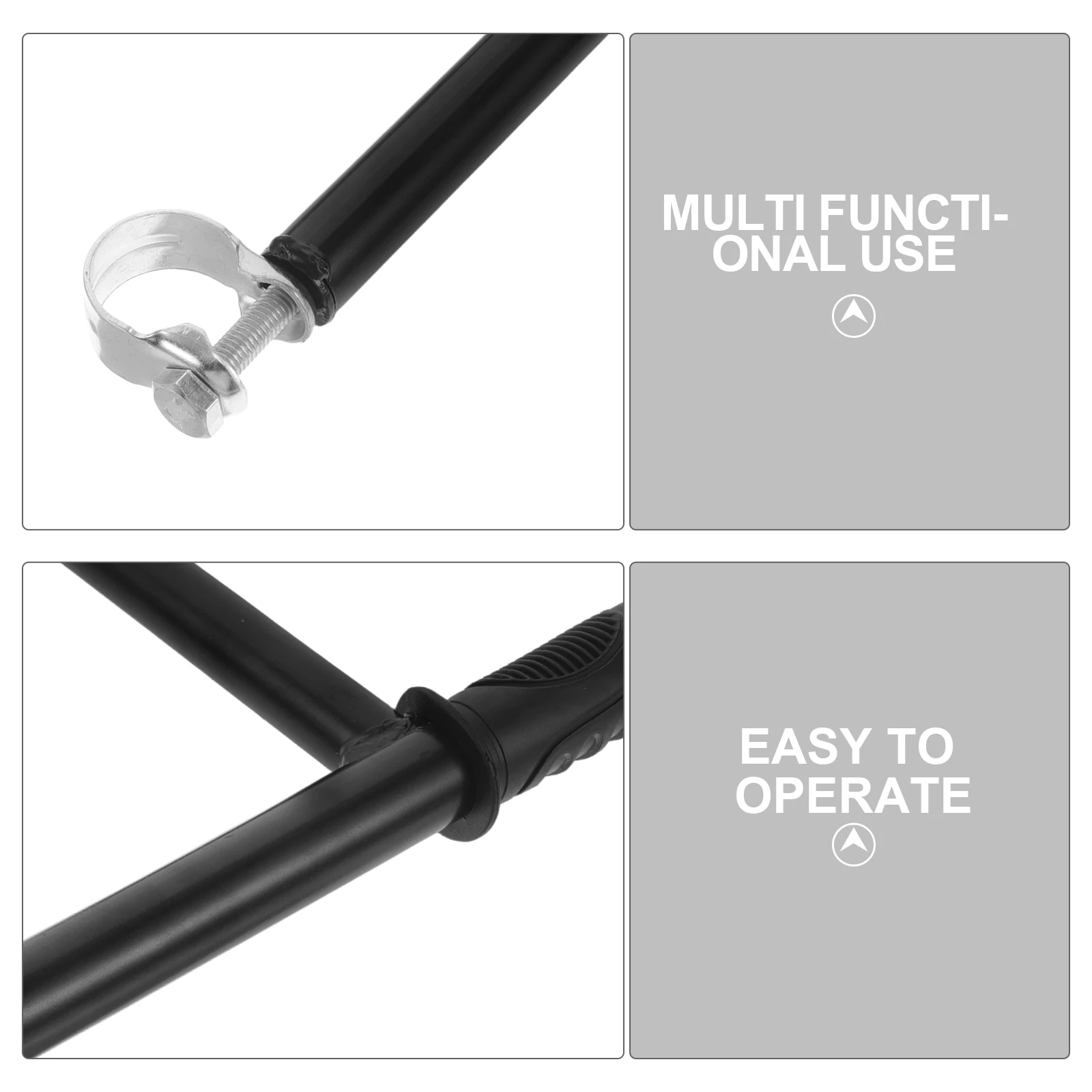 Universal Stroller Handle Extender Stroller Handrail Heightening Armrest Handle Bracket For Baby Stroller Carriage Pushchair