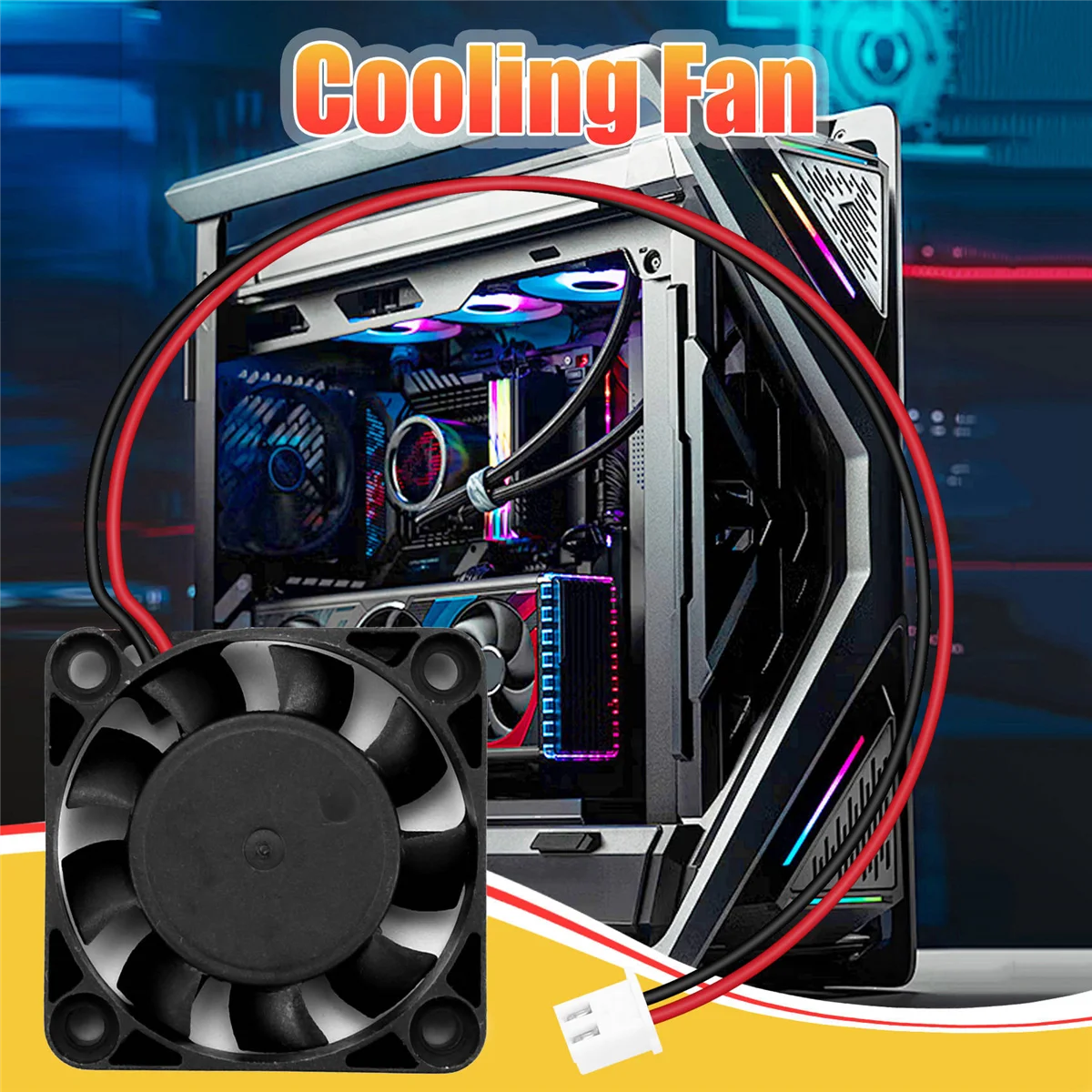 ใหม่ล่าสุด 40 มม. x 40 มม. x 10 มม. 4010 9 ใบมีด Brushless DC 12V พัดลมระบายความร้อน