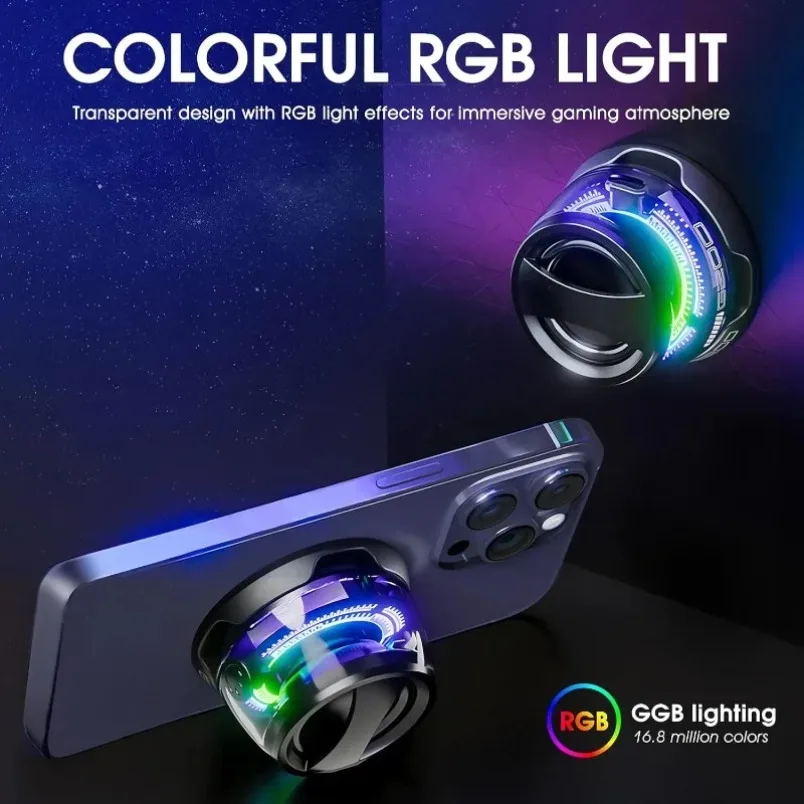 Tragbarer Bluetooth-Lautsprecher, Telefonhalter, RGB-Beleuchtung, magnetischer Lautsprecher BT5.3, Mini-Soundbox, 7-Stunden-Wiedergabe, einfach zu transportieren