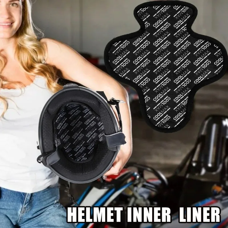Oddychająca wkładka do kasku motocyklowego Podkładka pod kask Szybkoschnąca, odprowadzająca pot podkładka izolacyjna do kasku