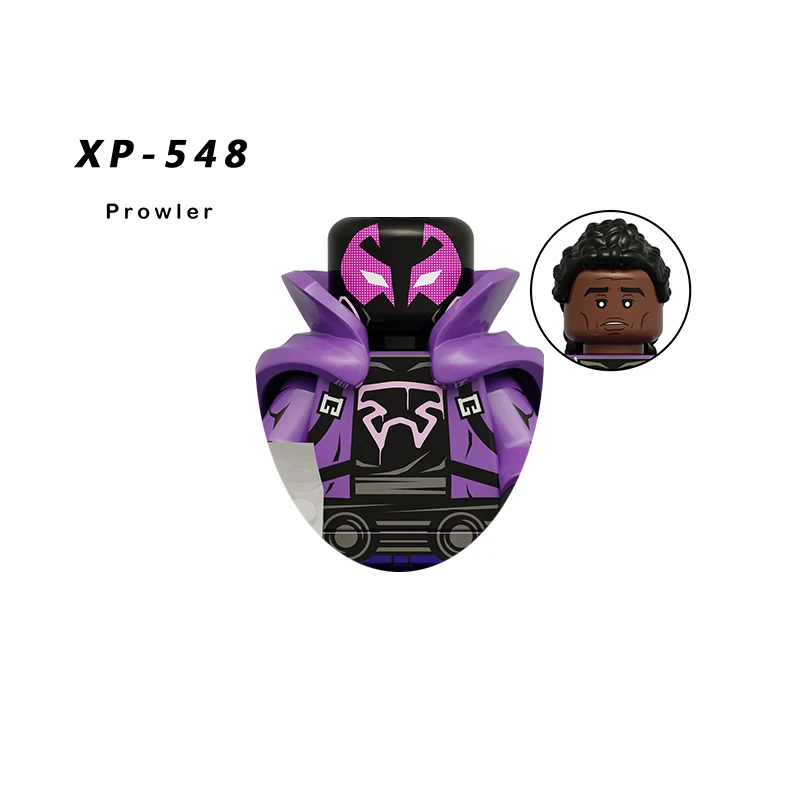 Prowler Blocks Bricks For Toys Gifts Blackened Spot Mini Action Figures Mysterio Rhine Children Building Blocks For Party