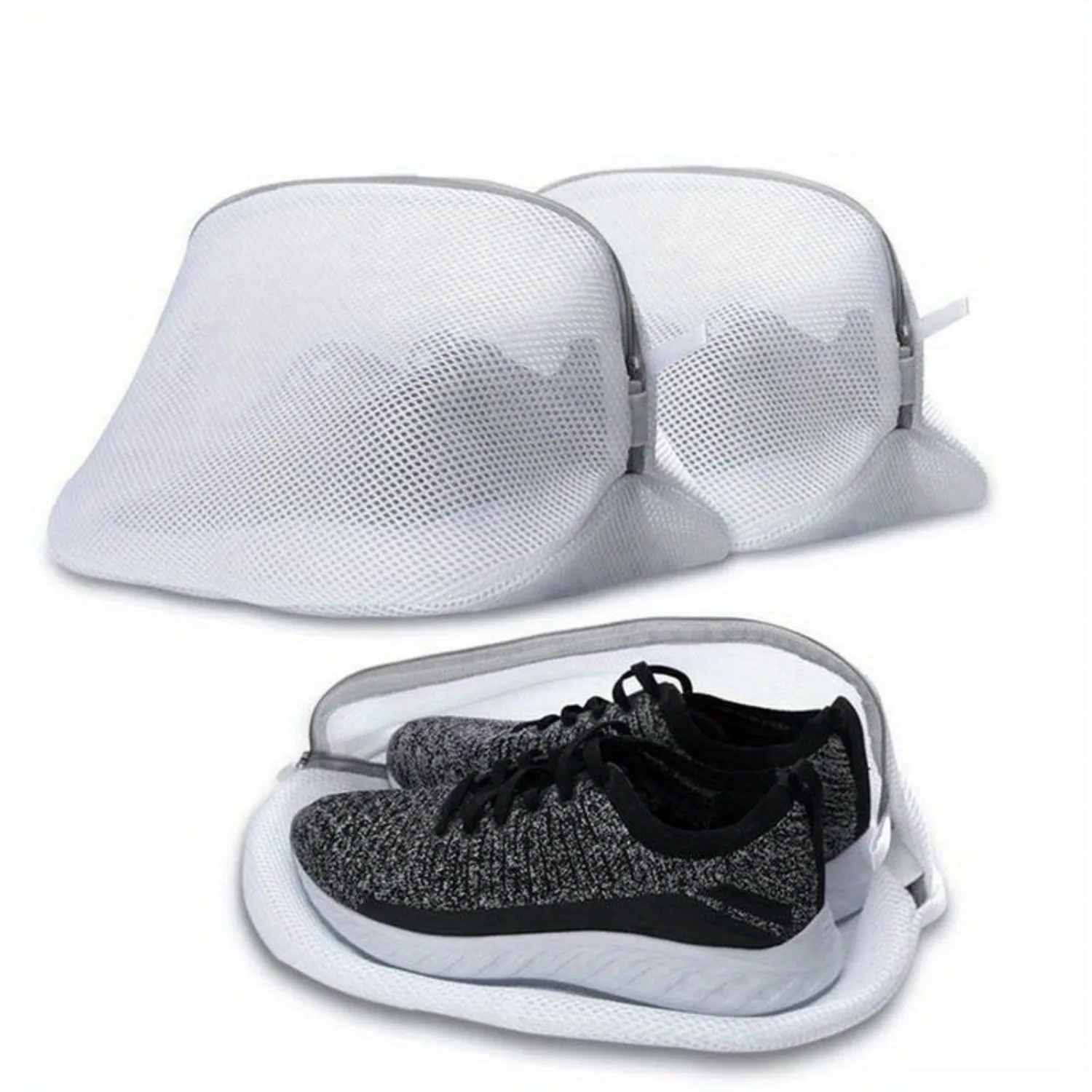 Clearance_1PC Mesh Laundry Bag Zips Shoe Washing Bag_Continuous updates