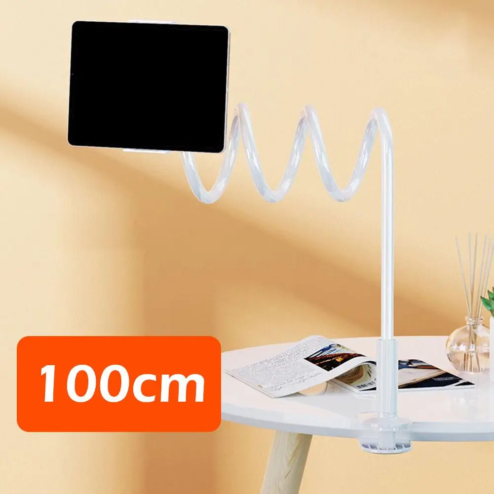 Soporte de montaje para tableta, cuello de cisne de brazo largo, Flexible, para iPad, iPhone, Switch, Galaxy Tab, Kindle, D1S6