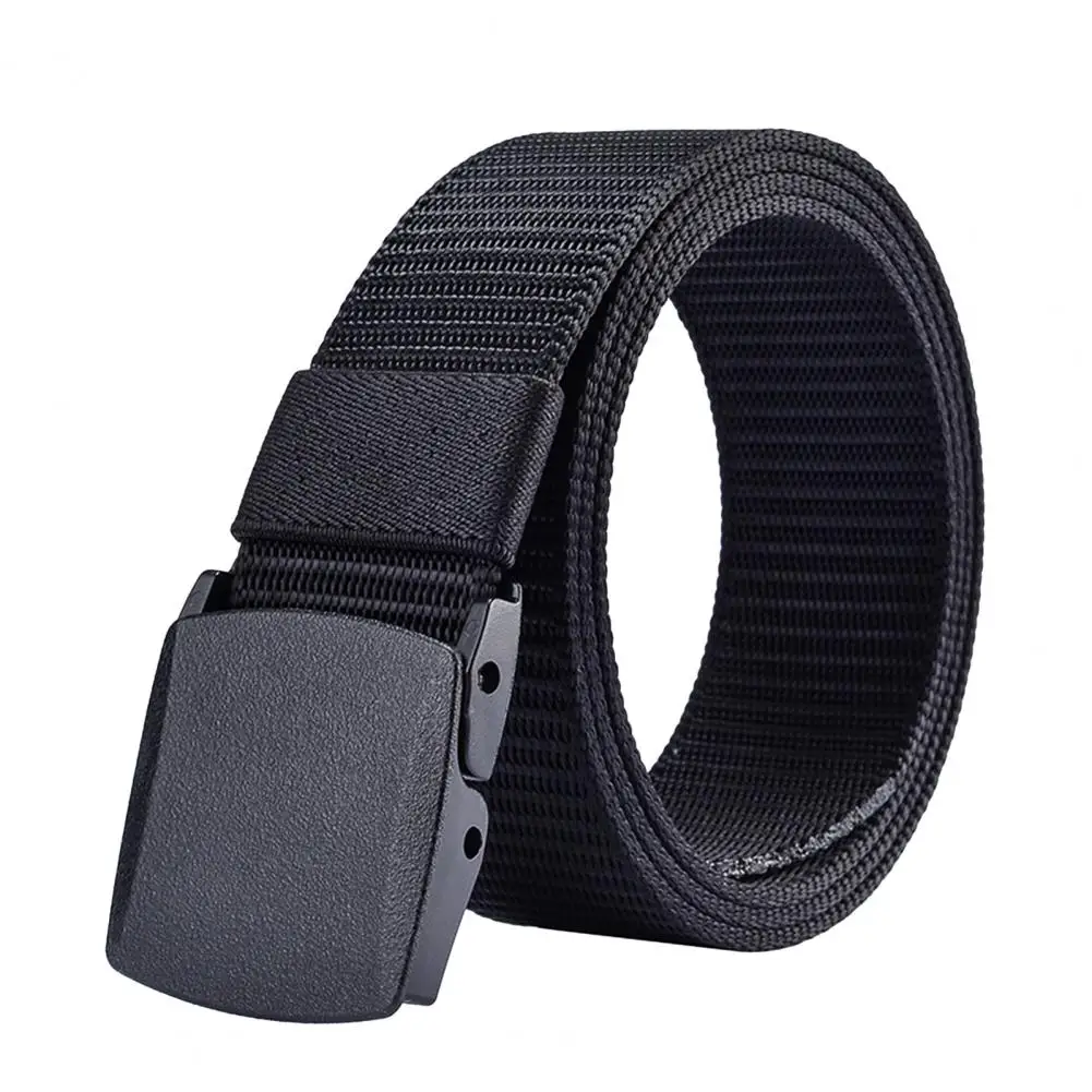 Cinturón ajustable con hebilla exquisita para hombre, cinturón vaquero ligero que combina con todo, cinturón cómodo para uso diario