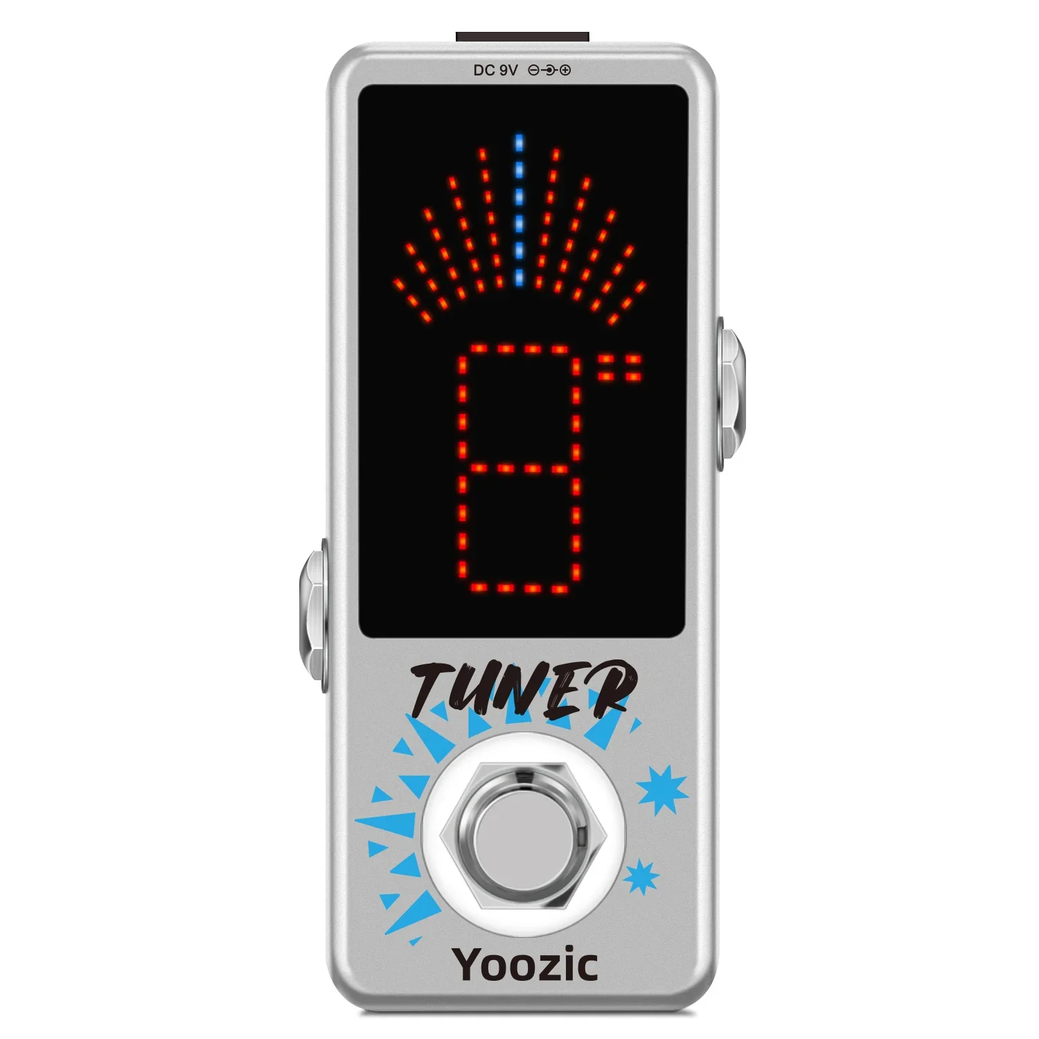 Yoozic Tuner Pedal Chromatic Guitar Tuning Pedal  High Precision with Pitch Indicator for Guitar  Bass True Bypass LT-910