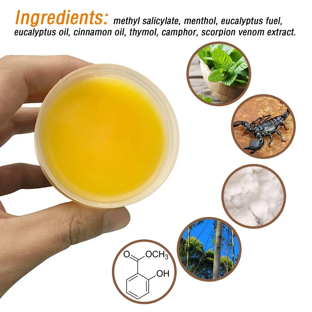 Ointment Scorpion Peppermint Cream Rheumatism, Low Back Pain, Sciatica, Bruises, Cramps, And Relieves Muscle Fatigue 30/60/100ml