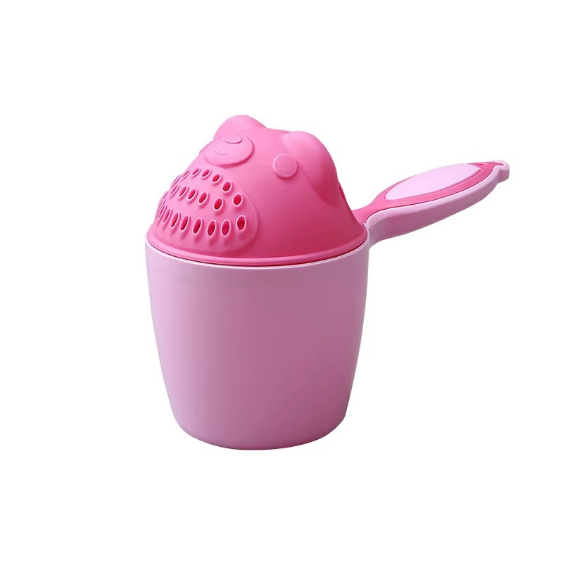 Nette Cartoon Baby Bad Kappen Toddle Shampoo Tasse Kinder Bade Bailer Baby Dusche Löffel Kind Waschen Haar Tasse Kinder Bad Werkzeug
