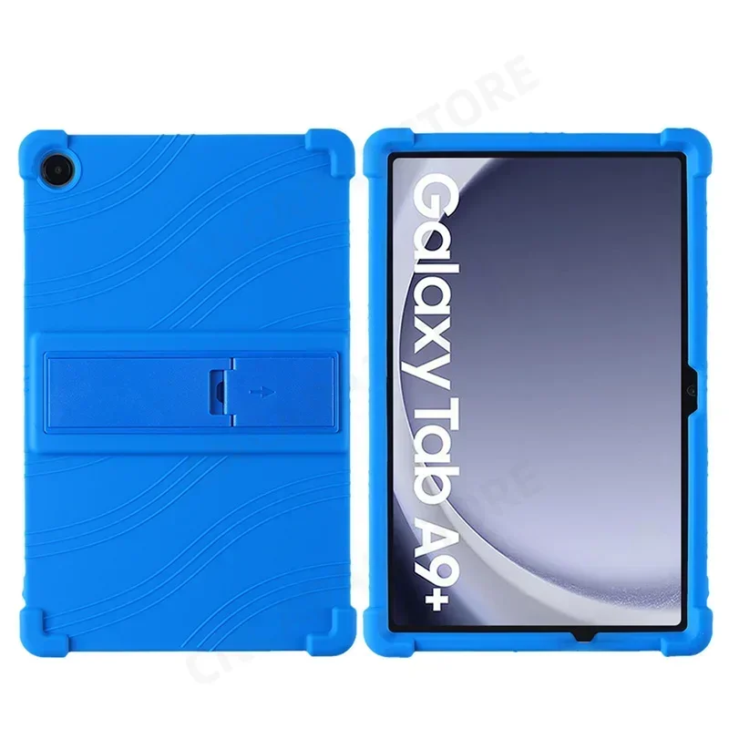 Cornors Funda de silicona suave para Samsung Galaxy Tab A9 Plus 11 "Funda SM-X210 SM-X215 SM-X216 Funda a prueba de golpes para niños 4 gruesas