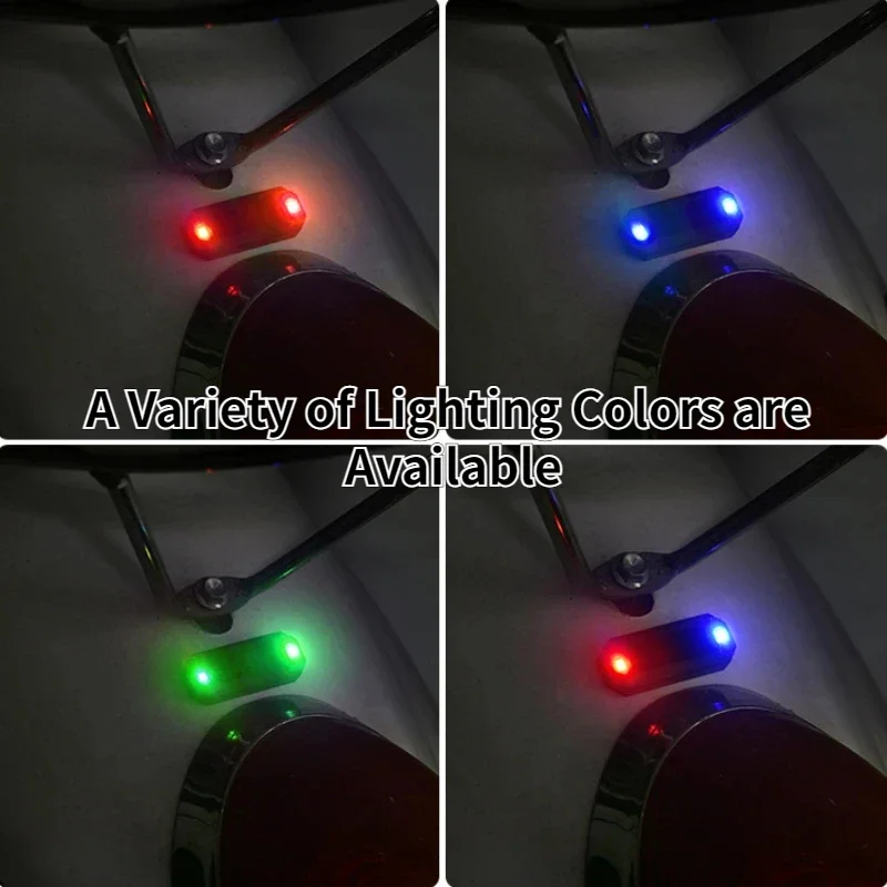 Luz de advertencia Solar para coche, prevención de colisiones traseros, luz de respiración libre, motocicleta, vehículo eléctrico, bicicleta, luz LED intermitente trasera