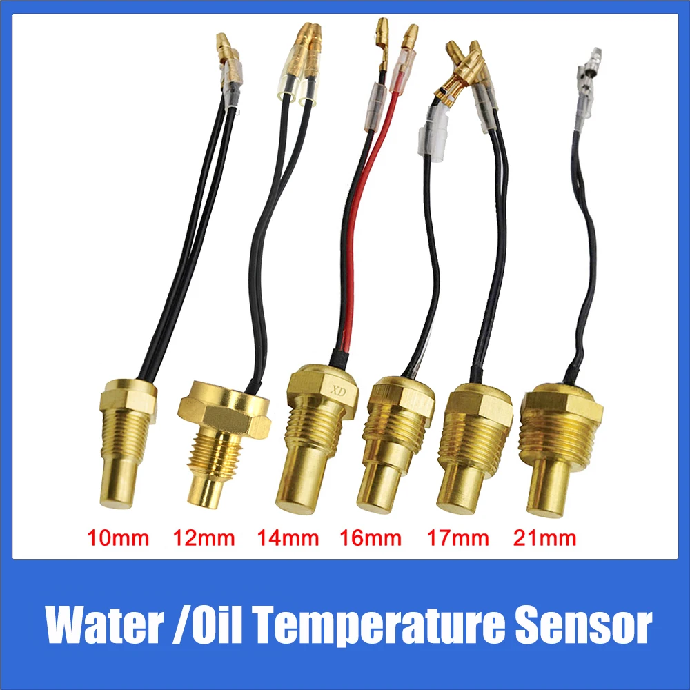 1/8 NPT 3/8NPT Indicador de temperatura Sensor de temperatura do carro Sensor de temperatura do motor para sensores de temperatura de snowmobile