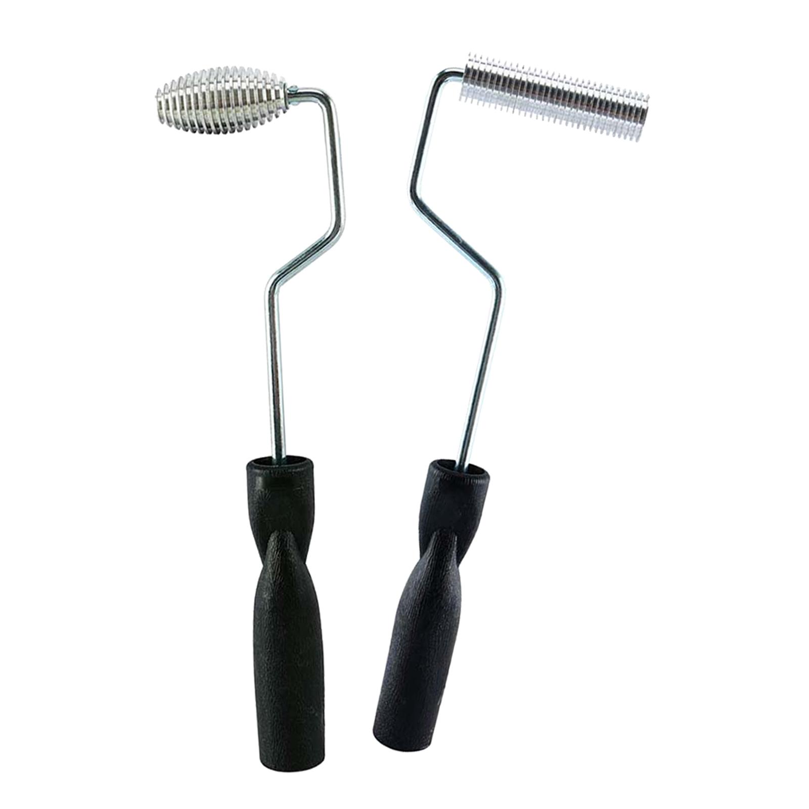 Rodillo de fibra de vidrio de 35cm, herramienta de paleta de burbujas, rodillo de laminación para herramienta de molde FRP, rodillo de cepillo, compras, 2 uds.