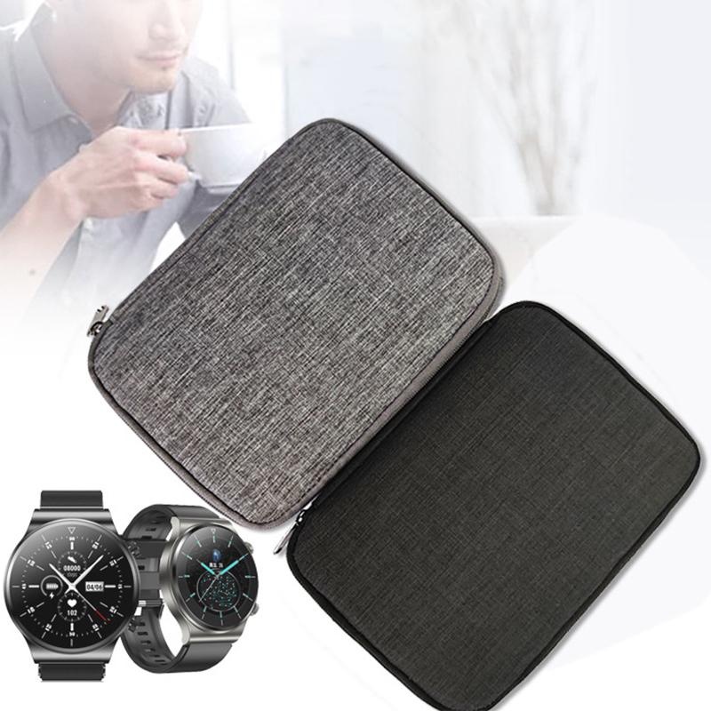 Smart Watch Band Organizer, wasserdichte Aufbewahrungstasche für Uhrenarmbänder aus Nylon, tragbare Tragetasche für elektronische Reiseuhren