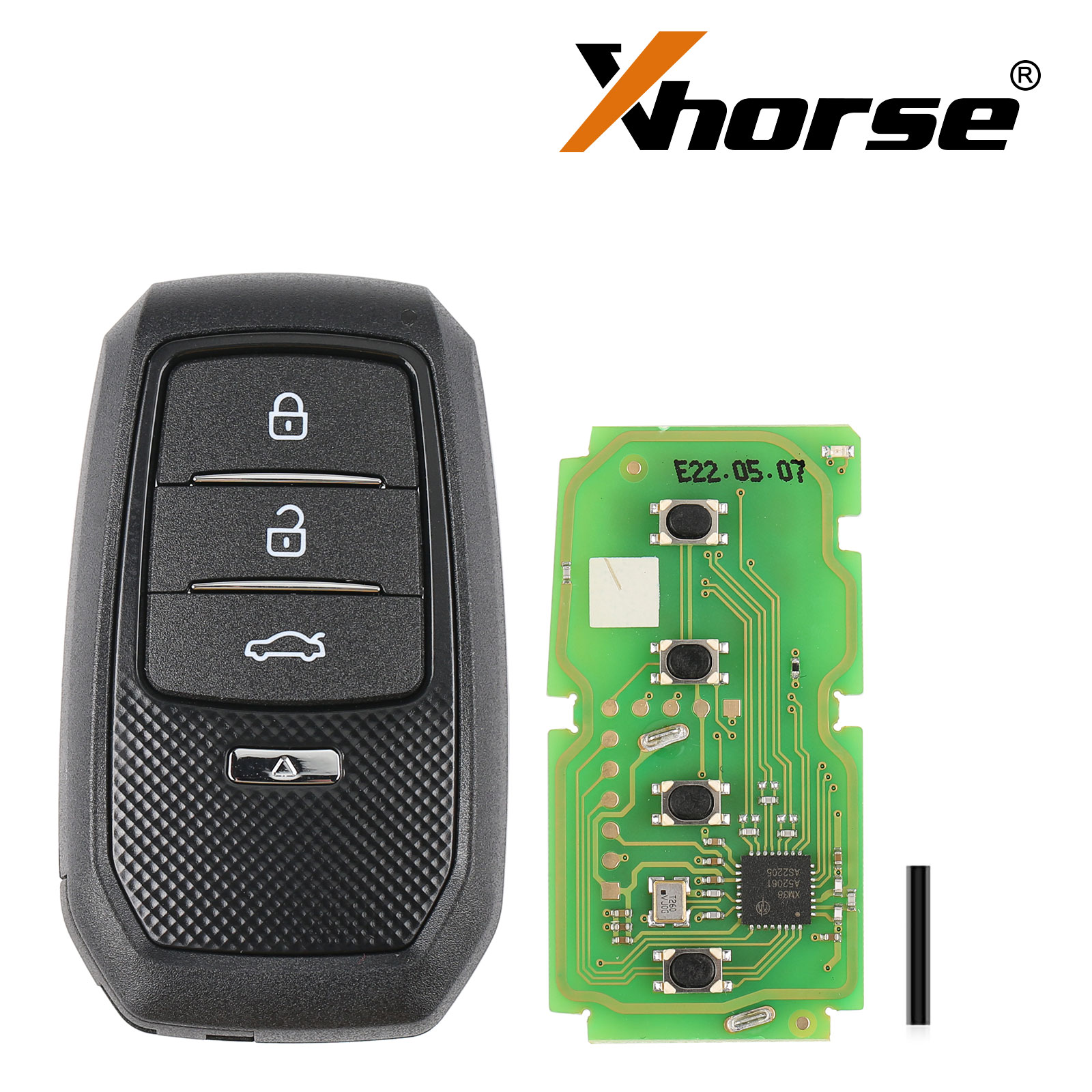 1 PÇS/LOTE Xhorse XSTO01EN TOY.T para Toyota XM38 Chave Inteligente com Suporte de Chave Shell 4D 8A 4A