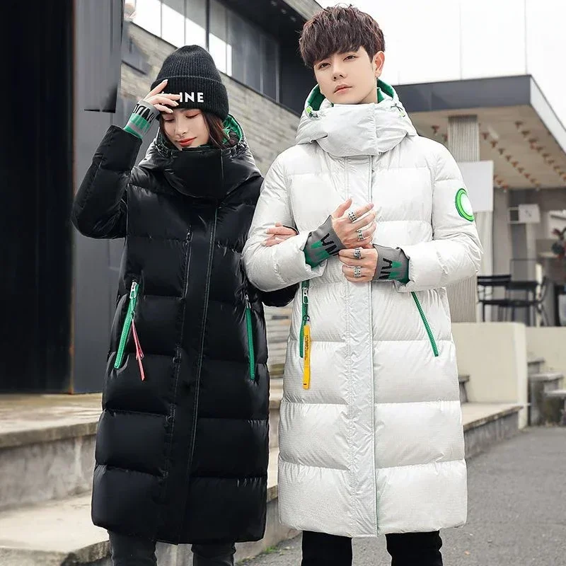 パーカー男性キルティングパッド入りジャケットロング服ファッション 2024 メンズダウンコート冬韓国レビュー多くのオリジナルブランド暖かい