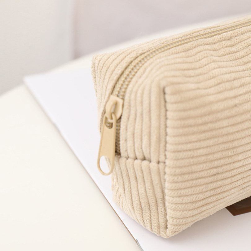 コーデュロイ鉛筆ケース韓国文具鉛筆ポーチ Estuche アブラソコムツサメペンケース学用品 Trousse Scolaire 鉛筆ケース