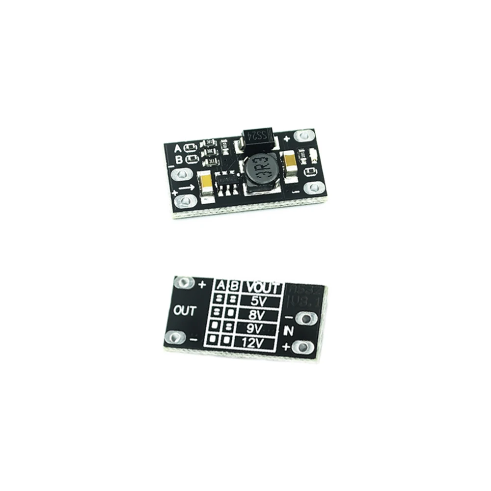 Multi-Function Mini Boost โมดูล Step Up Board 3.7V ถึง 5 V/8 V/9 V/12 V 1.5A ไฟ LED Diy อิเล็กทรอนิกส์แรงดันไฟฟ้าโมดูล
