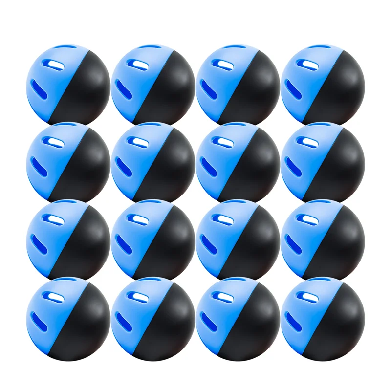 12 Stück Baseball Soft Practice Balls Perforierte Trainingsbälle 2,91 Zoll (74 mm) für Outdoor-Training Eva Hollow Ball Hole Ball