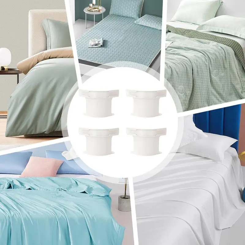 NEW Bed Corner Sheet Grippers Straps Heavy Duty Mattress Straps for All Sheet Sizes, Non-Slip Sheet Holders Secure Bed Sheets
