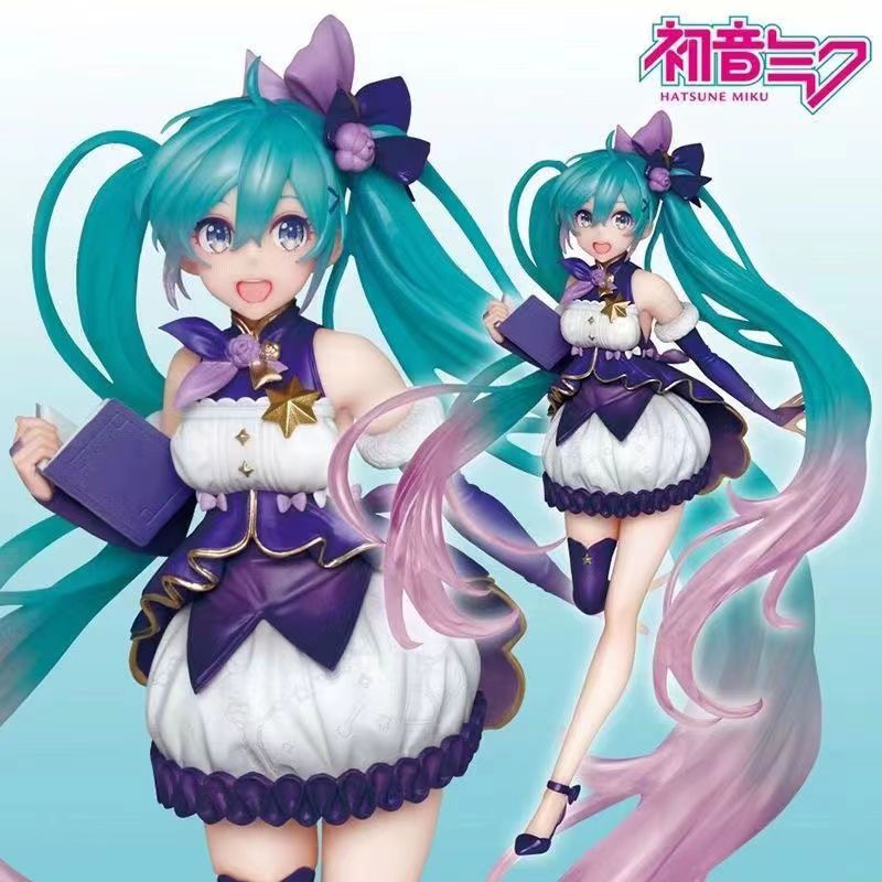 Lindo Hatsune Miku Estuche coleccionable Widget Figura de anime 14 ~ 25 cm