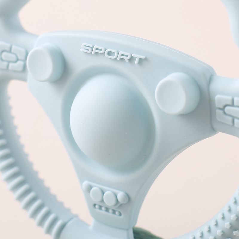 1PC Детское питание силикон рулевое колесо уход за новорожденными игрушки без бисфенола А