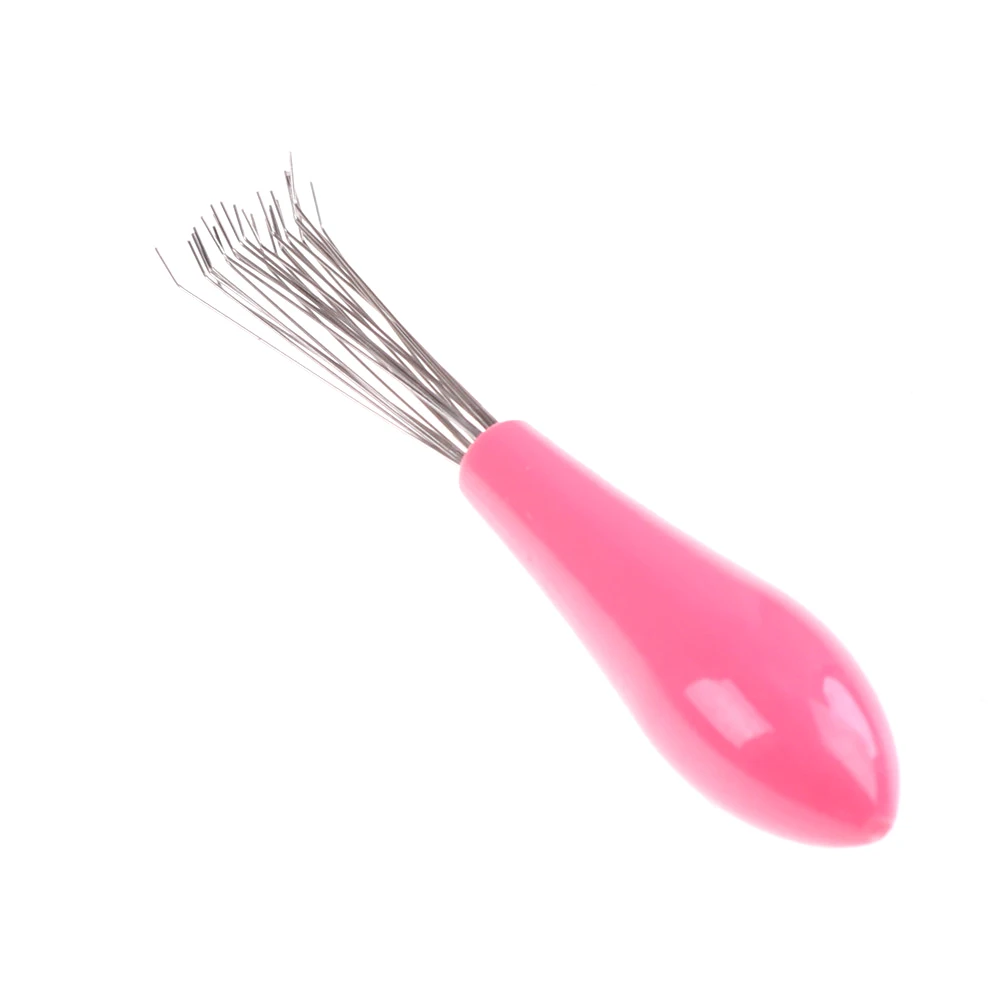 1 PC Random Color Comb Hair Brush Cleaner Cleaning Remover Embedded Plastic Comb Cleaner Tool