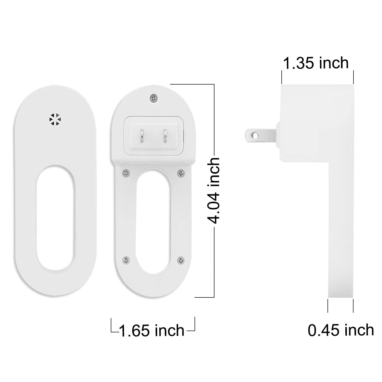 EU/US Plug Wall Night Light Socket With Twilight Sensor 1 Pcs Warm White Lamp Energy Saving For Kids Room, Bedroom, Stai