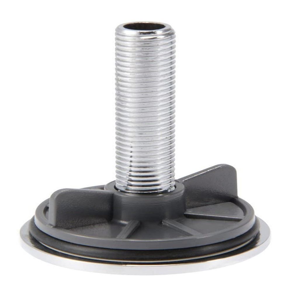 Universal Aço Inoxidável Sink Faucet Hole Cover, Kitchen Counter Stopper, Plug Cap, Matte Black