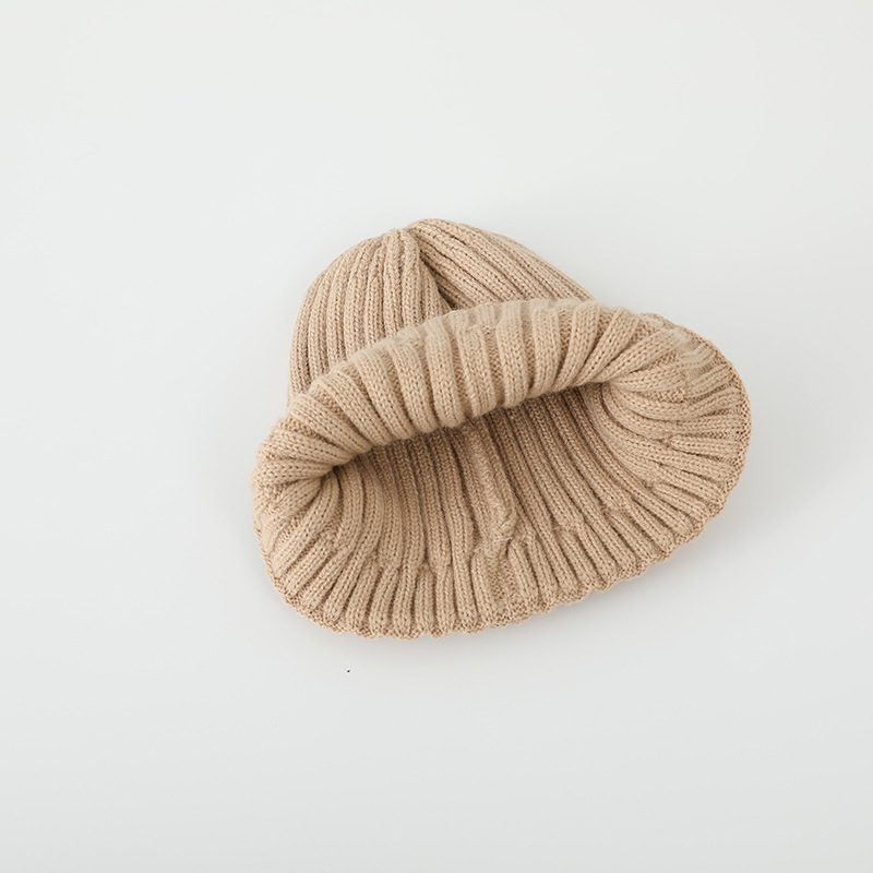 子供用の刺knittingニット帽,子供用のソフトキャップ,男の子,女の子用のベビーアクセサリー,暖かい赤ちゃん,カジュアル,ファッショナブル,秋,冬