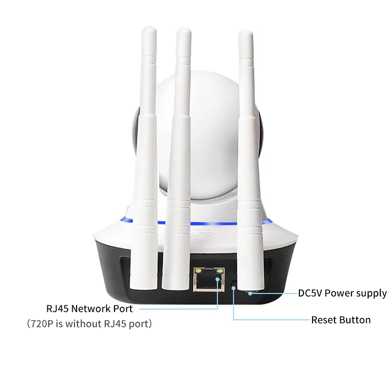 Yoosee WIFI IP Camera Smart Home Two Way Audio Pan Tilt 1080P Wireless Security CCTV Camera Support RJ45 Port