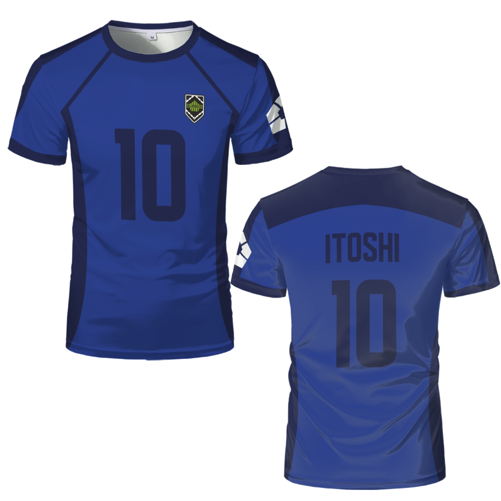 Camiseta de fútbol de Anime japonés para niños, camiseta de fútbol de Isagi yoachi, camiseta de Cosplay de Hyoma Chigiri Meguru Bachira, ropa Original