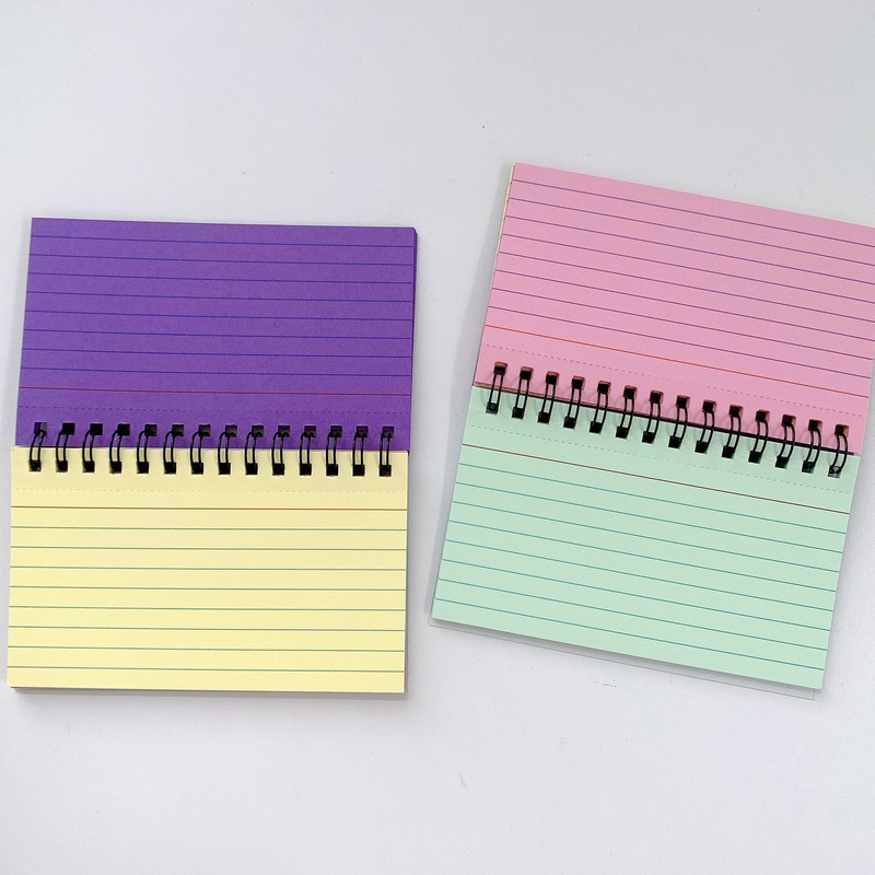 1PC ligne horizontale cahier déchirable bobine livre Cuaderno Journal carnet de notes fournitures de bureau Journal Libretas papeterie cahiers