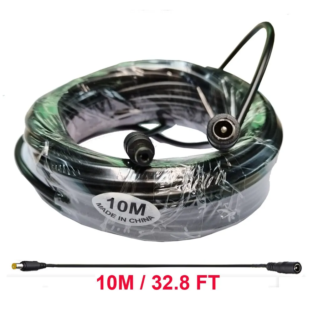 10M/ 5M 5.5mm * 2.1mm DC สายไฟต่อพ่วงแจ็คอะแดปเตอร์นำสาย DC ปลั๊กตัวเมียตัวเมียตัวผู้ต่อภายนอก