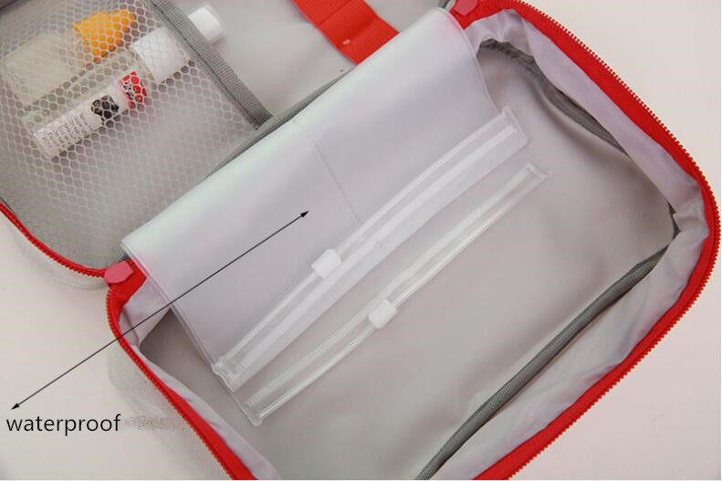 Tragbare mittlere Tasche, Erste-Hilfe-Tasche, Überlebensset, Auto-Notfallset, leere Erste-Hilfe-Box, Überlebensset für medizinische Versorgung