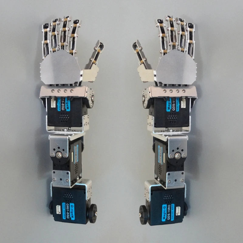 5 Finger Humanoid Biped 3 Dof Robot Hand-Five Fingers Finished Bionic Palm For Arduino Robot Left/Right Hand Programming DIY Kit