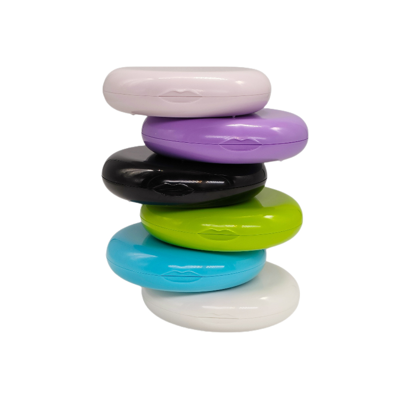 Dental Retainer Box Orthodontic Fake Teeth Case Mouth Guard Braces Storage Box with Magnetic Closing Oral Hygiene Organizer Tool