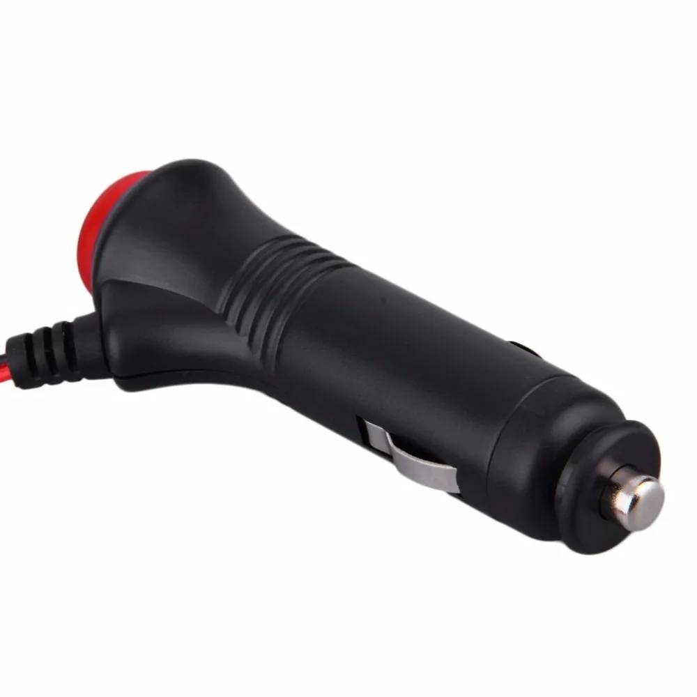 Auto Sigarettenaansteker Plug Connector 1.5 Meter Kabel 12V 24V Autolader Aan Uit Schakelaar Universeel voor Auto Licht