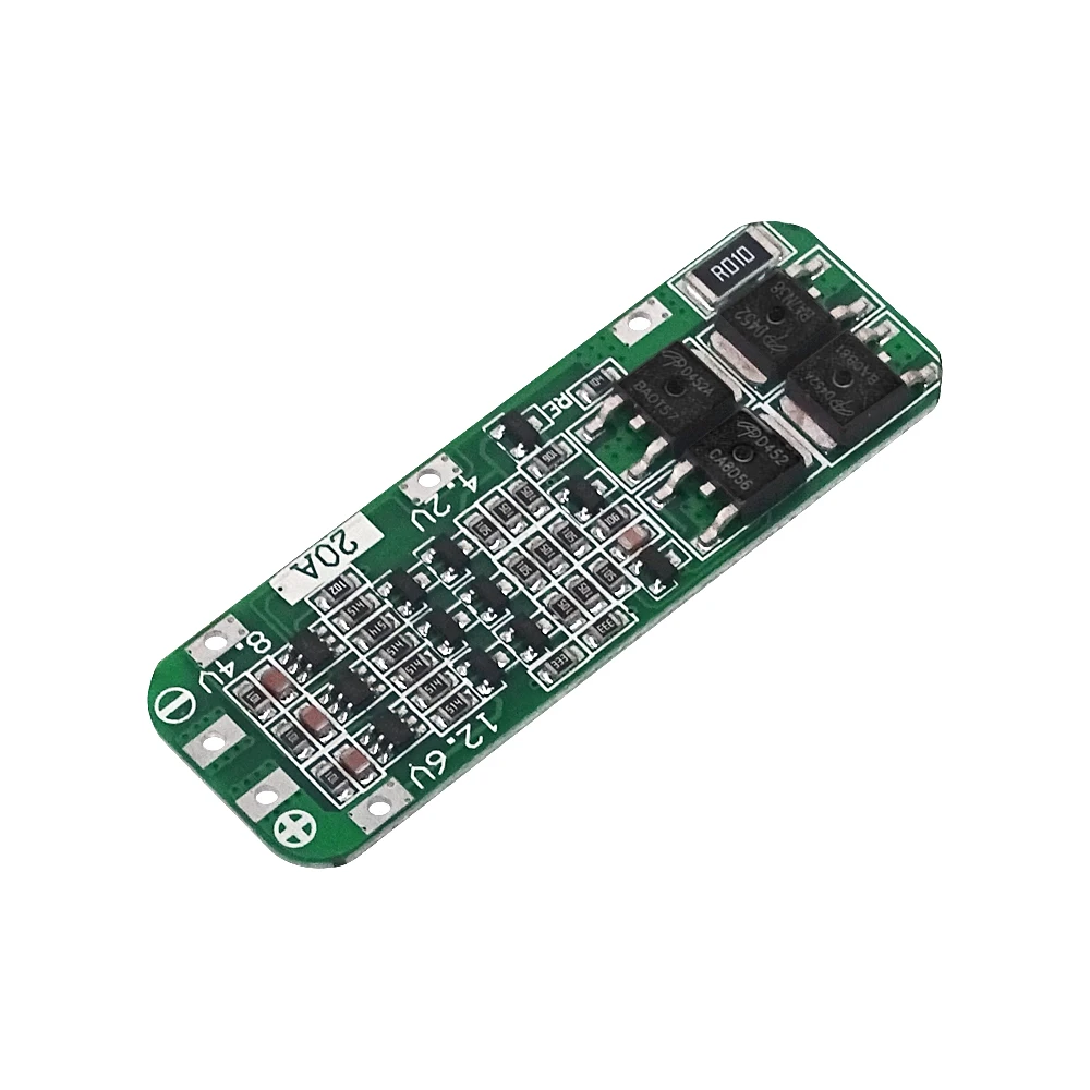 3S 20A li-ion Lithium Battery 18650 Charger PCB BMS scheda di protezione per trapano motore 12.6V Lipo Cell Module