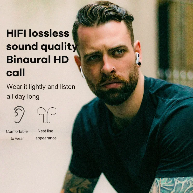 NEW Pro 6 TWS Wireless Headphones with Mic Fone Bluetooth Earphones Sport Running Earpieces for Apple iPhone Xiaomi Pro6 Earbuds