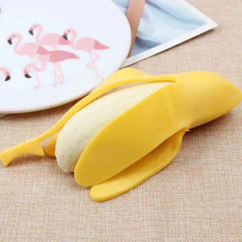 ผลไม้น่ารัก Squishy ลูกความเครียด - ยืด Fidget Sensory ของเล่นสําหรับความวิตกกังวลบรรเทาและผ่อนคลายมือ - ของเล่นกล้วยที่เพิ่มขึ้นช้าๆ