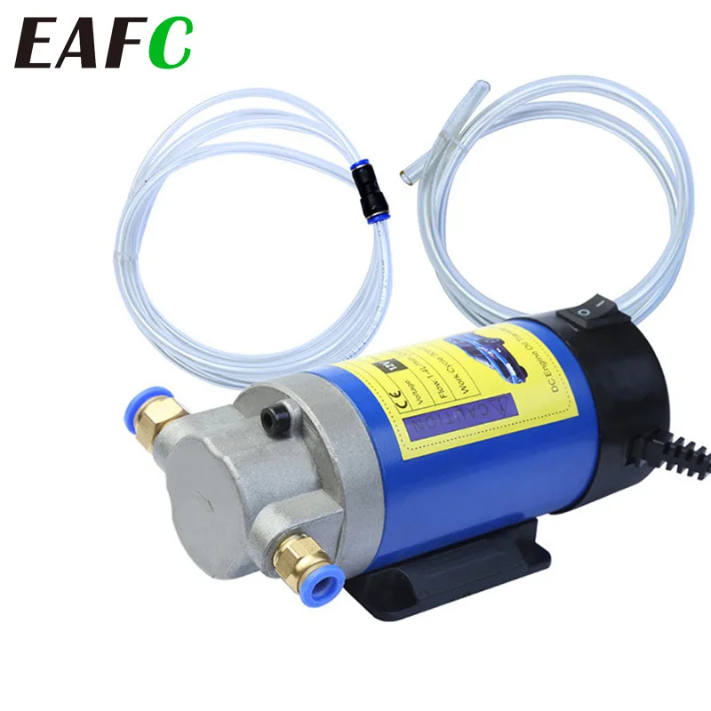 EAFC 12V-24V Pompa olejowa do oleju napędowego Elektryczna pompa ssąca do przetaczania z rurkami 100W 4L do samochodu Łódź Motocykl