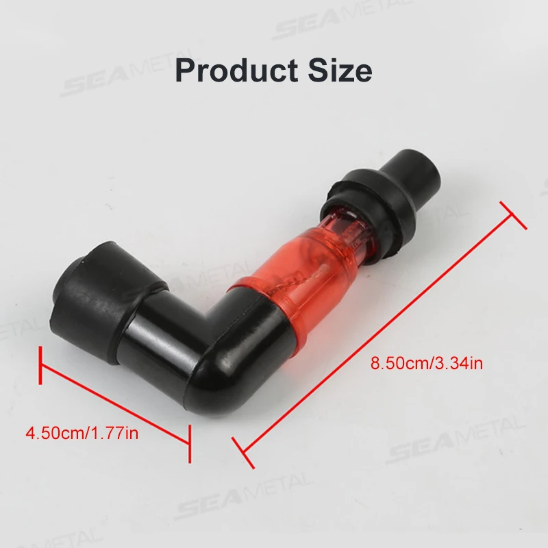 Motorcycle Flash Spark Plug Cap Universall Motorcycle Ignition Spark Plug Cap 90Degree Flashing Spark Plug Cap For Moto