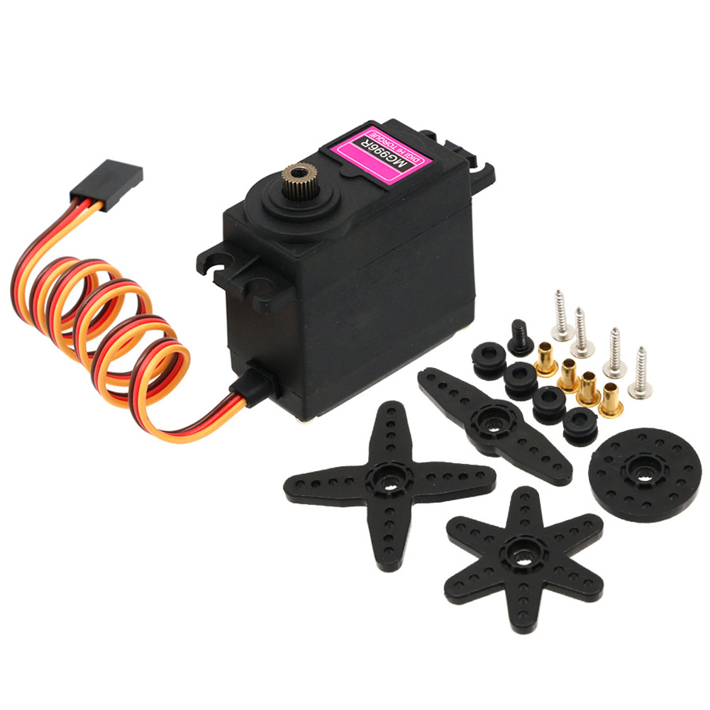 Hohes Drehmoment MG996R 4,8-6,0 V Digitalservo mit Metallgetriebe für Futaba JR 1/8 1/10 RC Auto Hubschrauber Roboter Boot Arduino UNO DIY