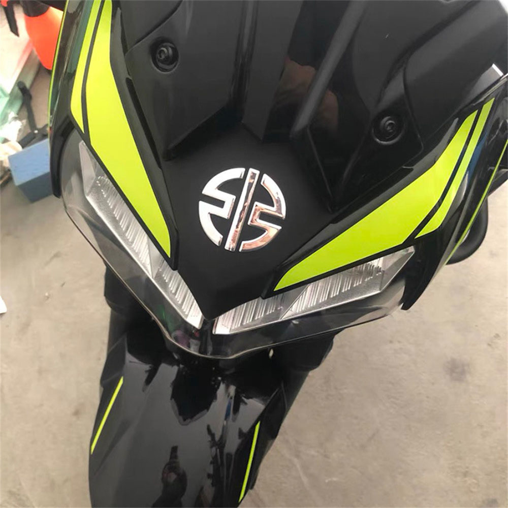 Adesivos com logotipo de motocicleta 3D, emblema, decalques, roda de tanque para Kawasaki NINJA Z800 Z900 Z650