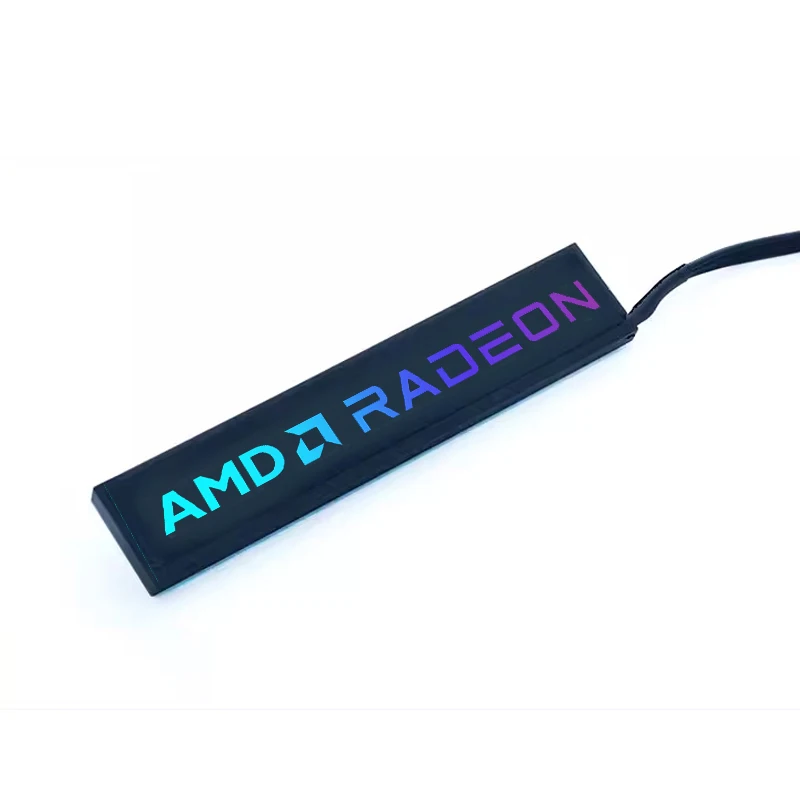 Panel lateral de tarjeta gráfica RGB para RTX 4080 4090 3080 3090 AMD RX6900 7900 GPU modificar 5V 3PIN ARGB AURA SYNC PC Case DIY MOD