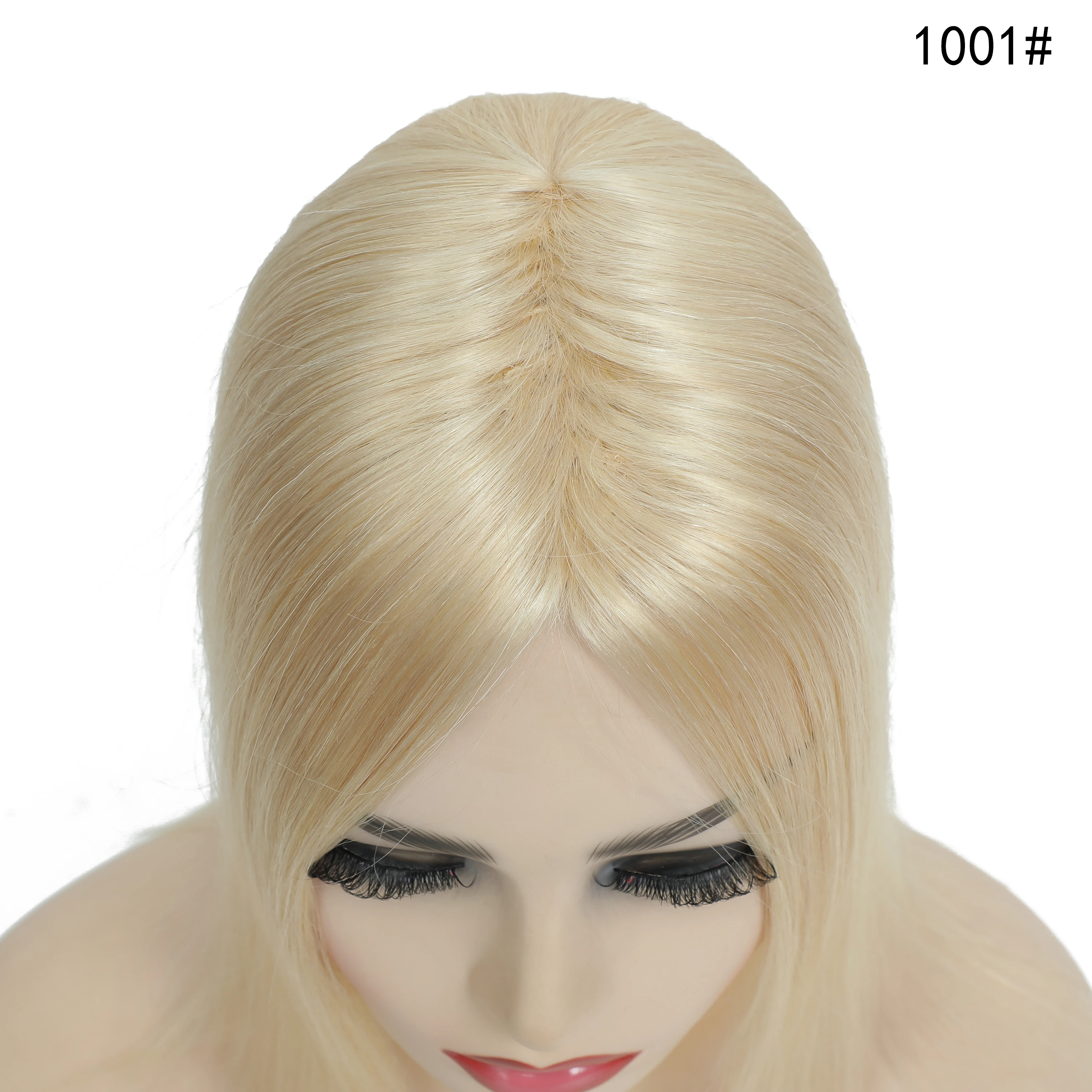 7*10cm topper pedaço de cabelo 100% cabelo humano real para mulheres com cabelo fino adicionando volume do cabelo base de pele natural com trama 12 "a 18"