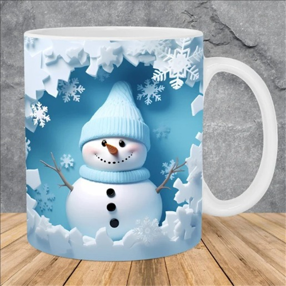 3D Christmas Ceramic Coffee Mark Cup Xmas Gift Tea Water Cup Hot New Cocoa