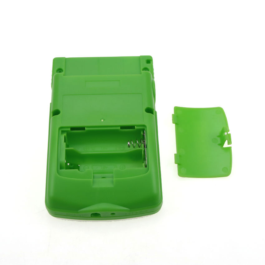 JCD Plastic Game Shell Habitação Case Capa Para Gameboy Color Game GBC Console Shell Com Kits Botões Etiqueta de parafuso Etiqueta Parte